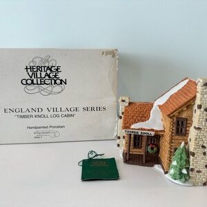 Department 56 New England Series - Timber Knoll Log Cabin